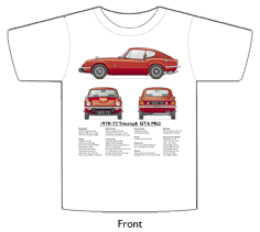 Triumph GT6 Mk3 1970-73 T-shirt Front